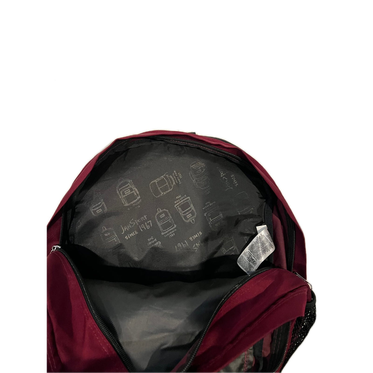 JanSport Burgundy Big Student backpack