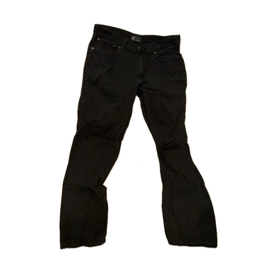 Gap Denim Black Straight Cut Jeans Mens 32x32