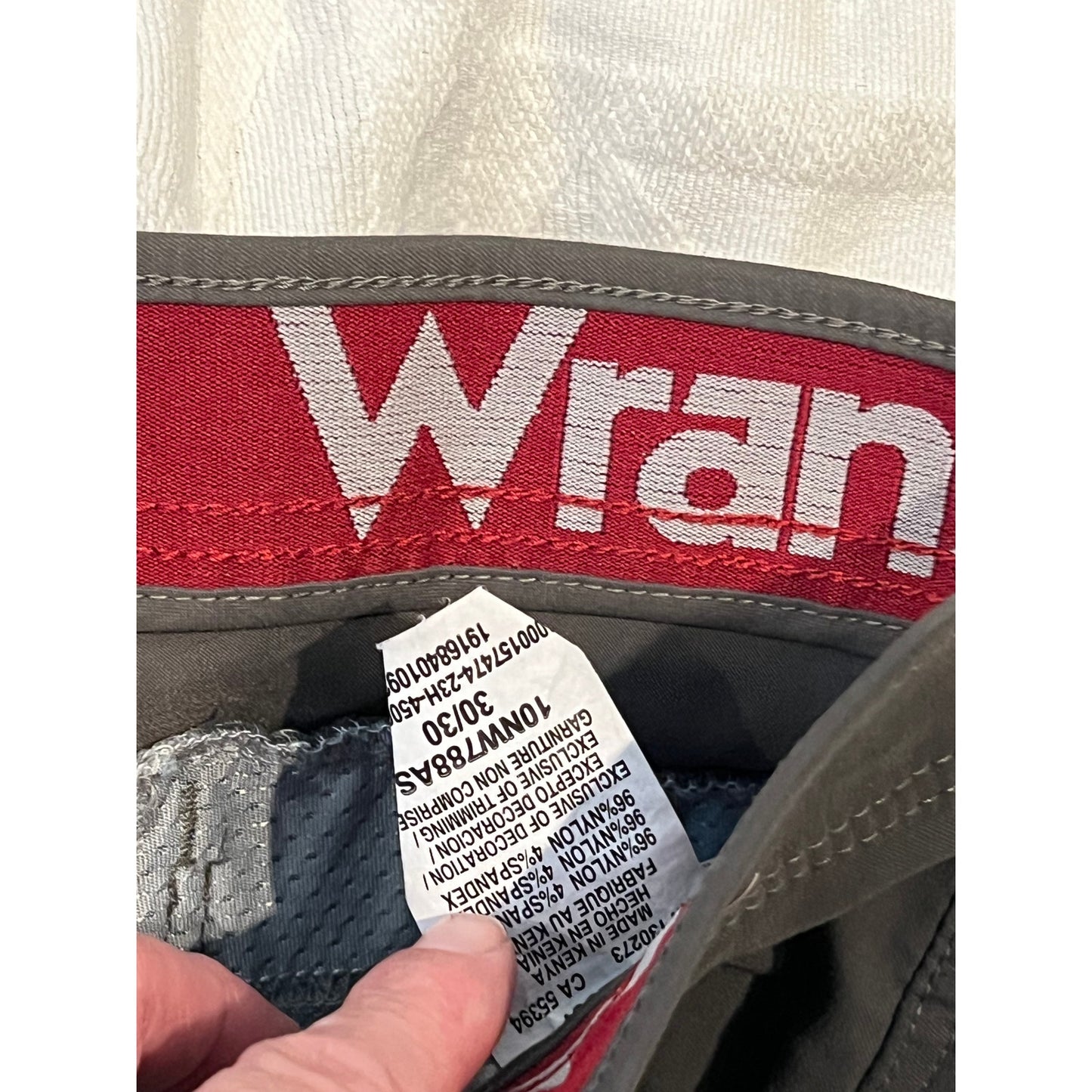Wrangler Tan Nylon Cargo Pants Mens 30x30