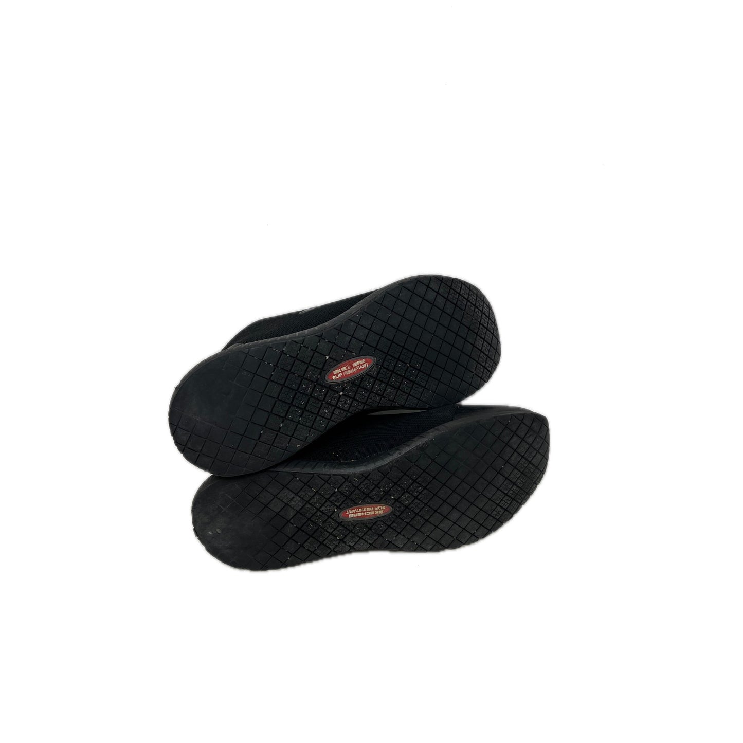 Baskets de travail noires antidérapantes Skechers homme, taille 9,5