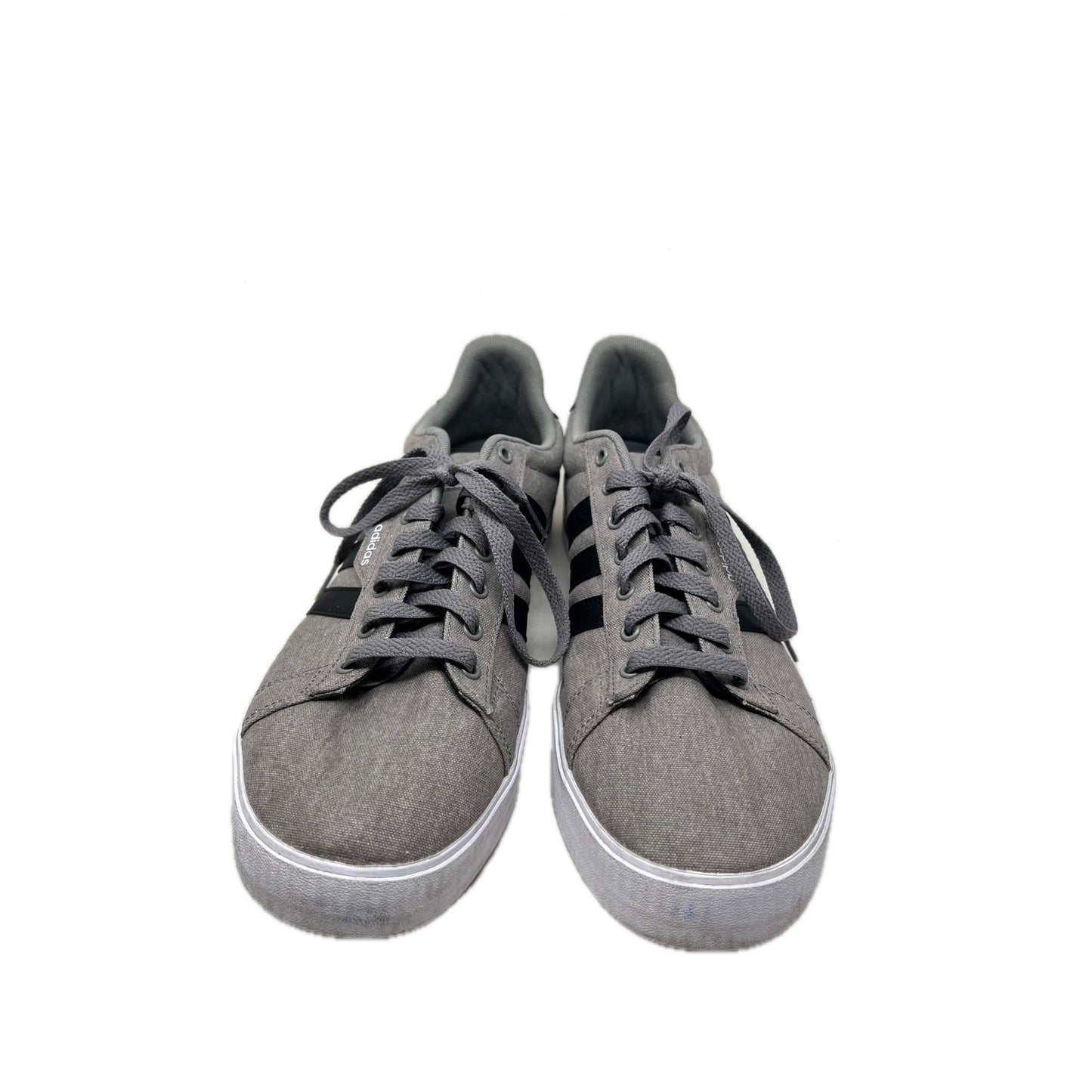 adidas Daily 3.0 Grey Black Sneakers Mens 11.5