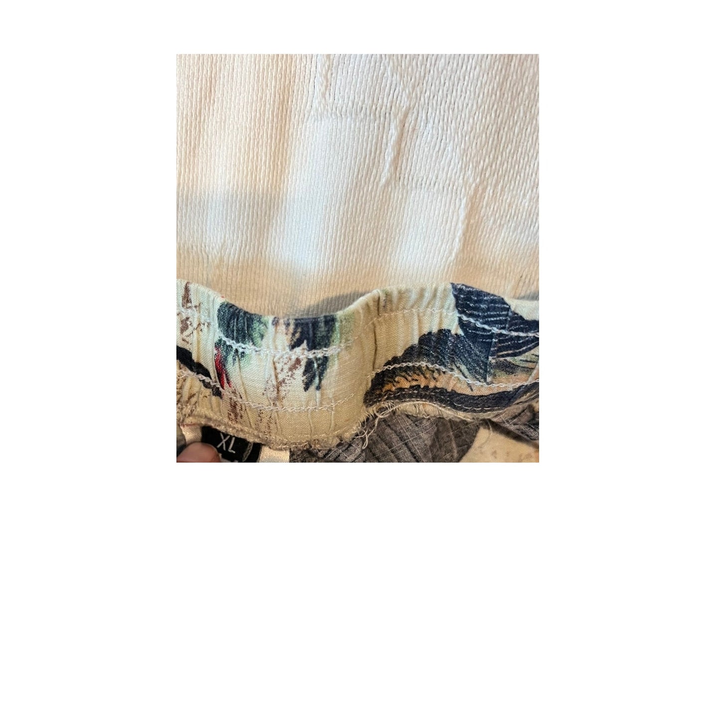 Joyaan Terry Cloth Casual Tropical Shorts Mens XL 6" Inseam