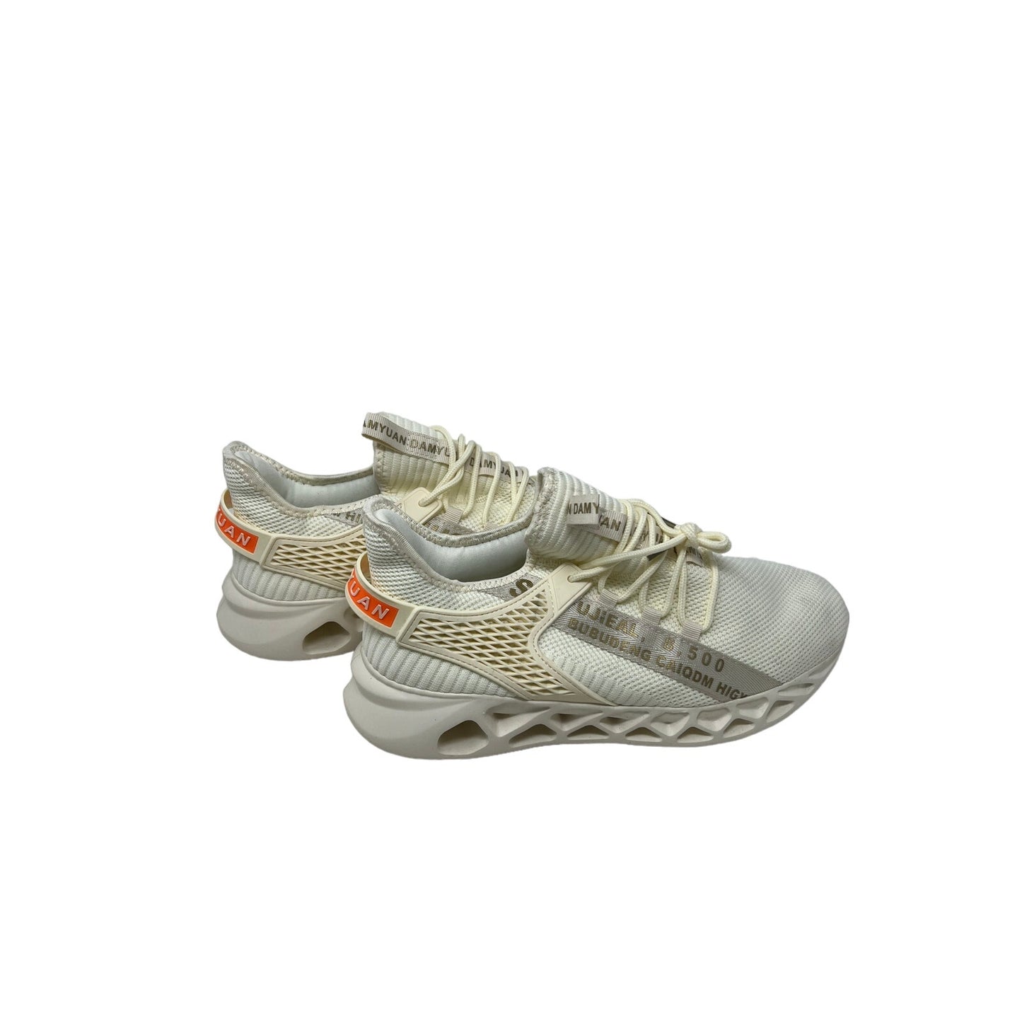 Just So So White on White Running Shoes Mens 11
