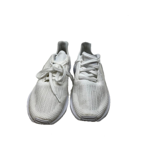 Adidas Swift Run J Triple White Training Shoe Mens 6