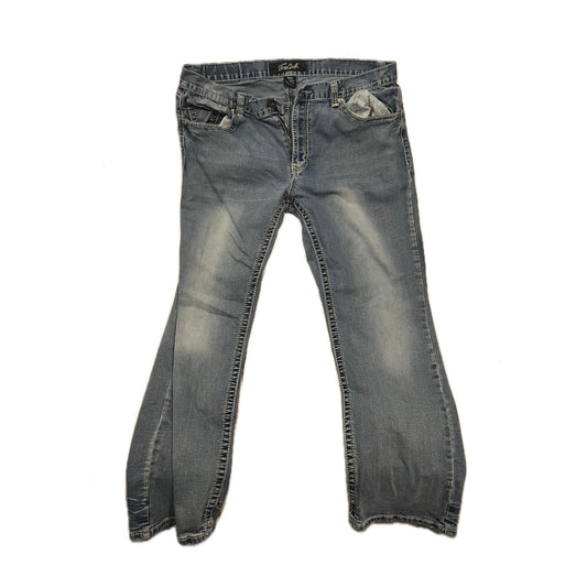 True Luck Straight Leg Jeans Mens 38x32