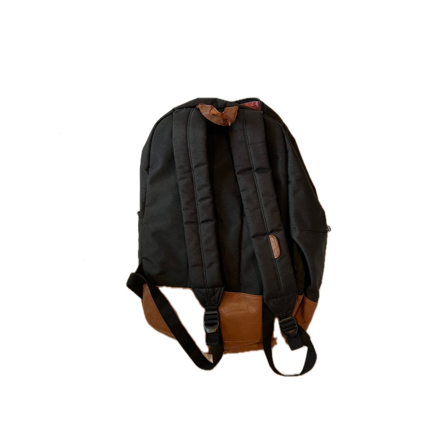 Herschel Supply Co Red Black Faux Leather Bottom Backpack