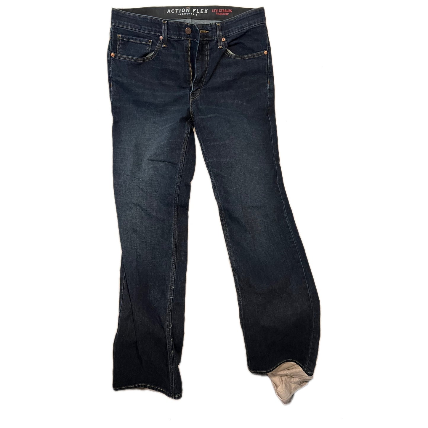 Levi Action Flex Signature Straight Fit Jeans 34x30