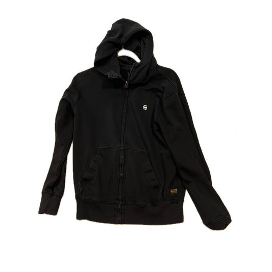 G-STAR RAW Originals Black Full Zip Hoodie - Size M