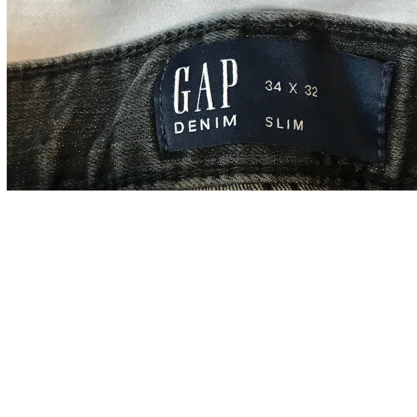 Gap Black Slim Jeans, Men's 34x32