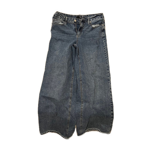 Madden NYC Wide Leg Baggy Blue Jeans Womans 10 28x28
