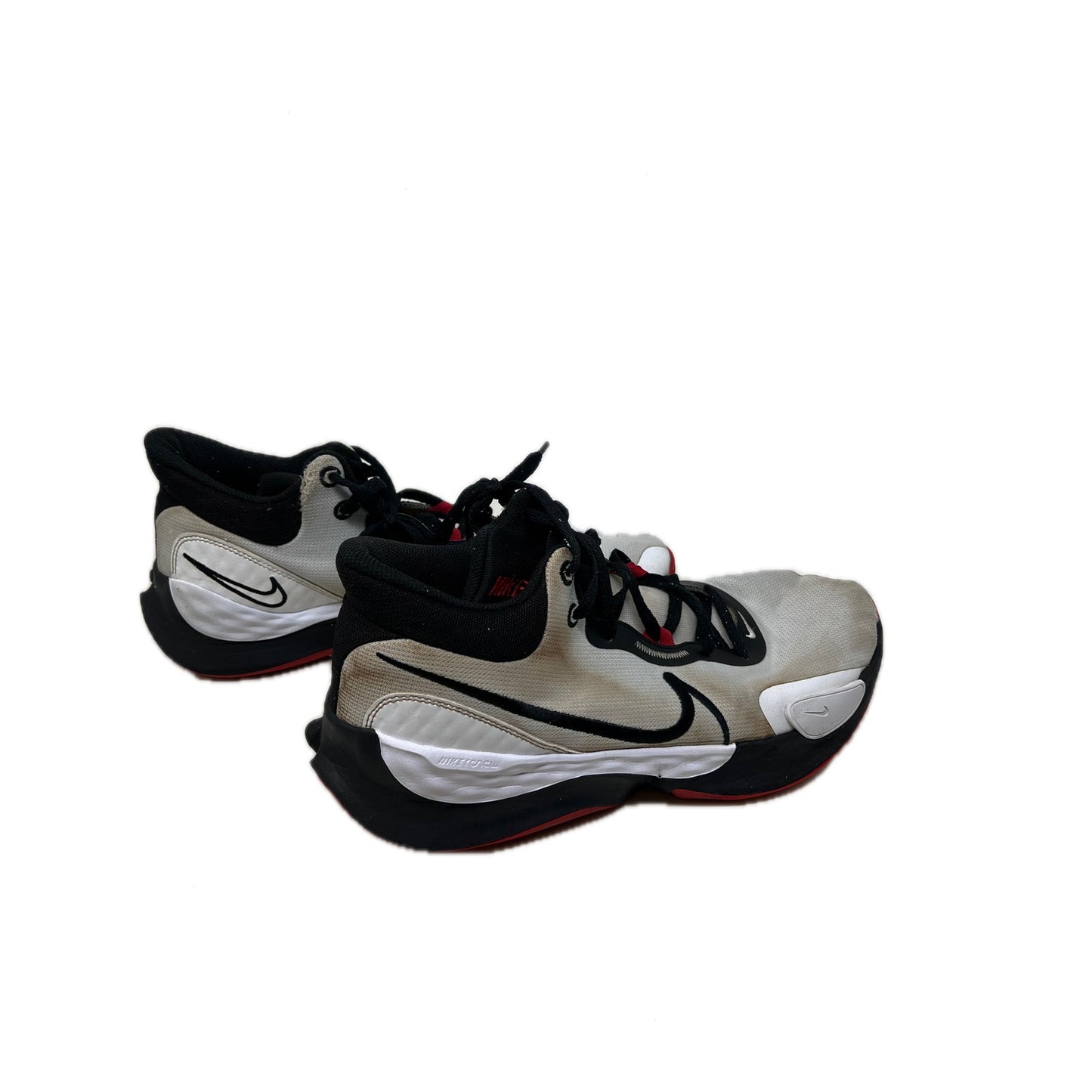 Nike Renew Elevate 3 Pure Platinum BlackRed Sneakers Mens 12