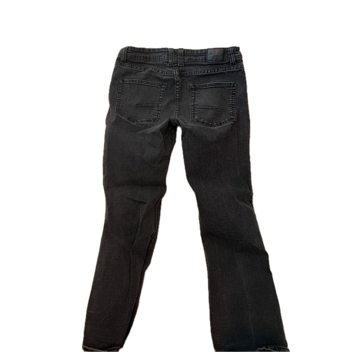 Kayden K Slim Straight Jean Noir Hommes 34x32