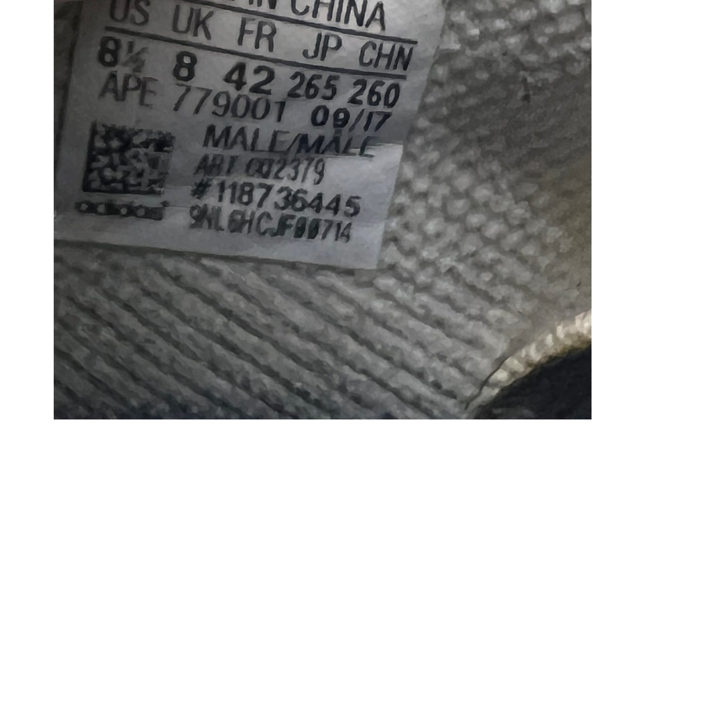 adidas EQT Cushion Adv Baskets Blanches Noires Royales Hommes 8.5