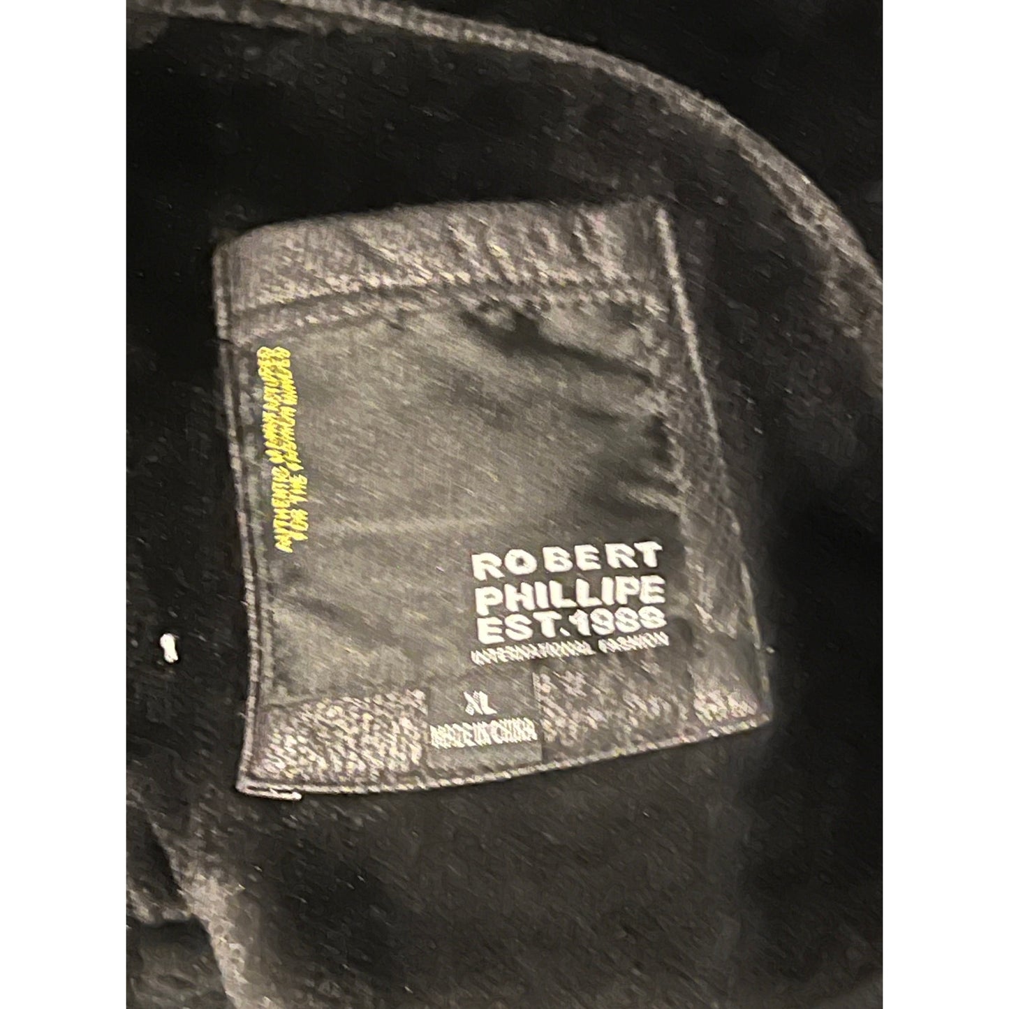 Blouson aviateur en similicuir Robert Phillippe pour femme XL