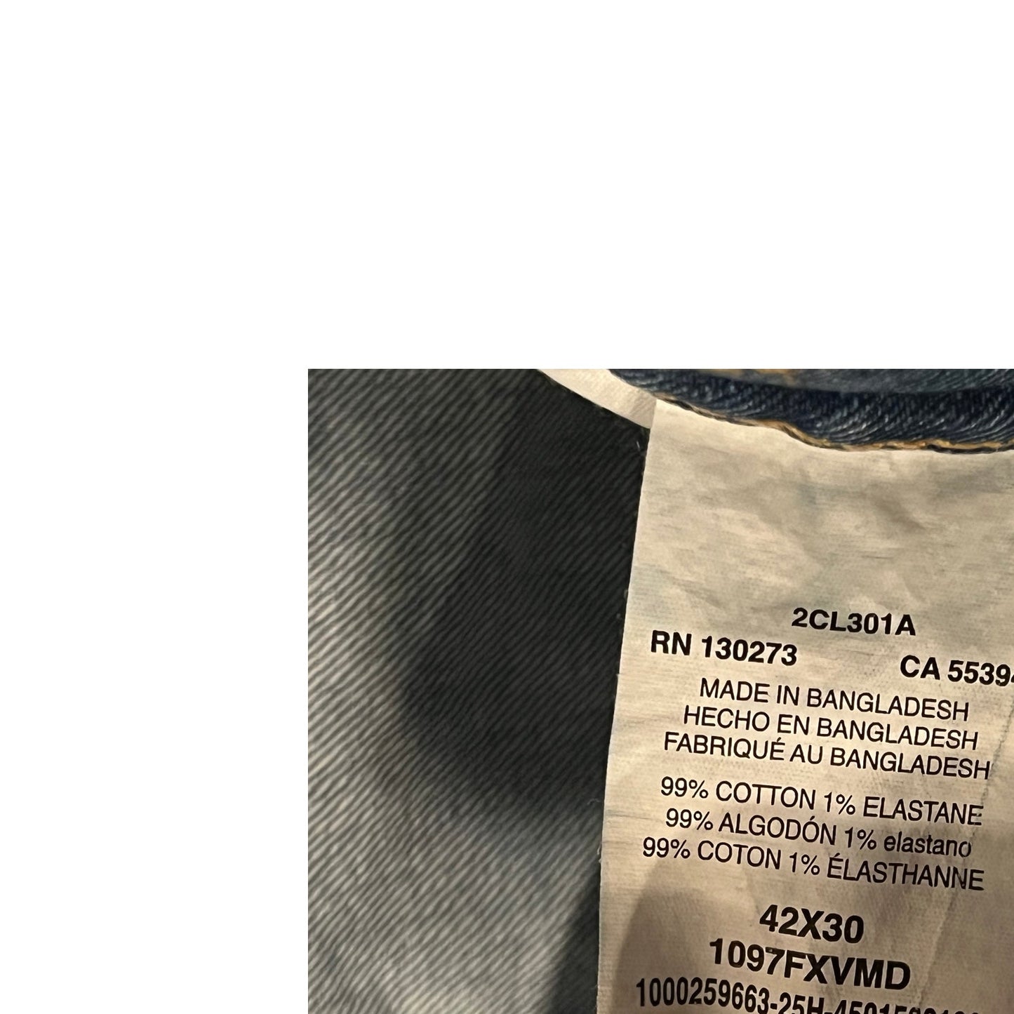 Wrangler Classic Straight Leg Jeans de hombre 42x30