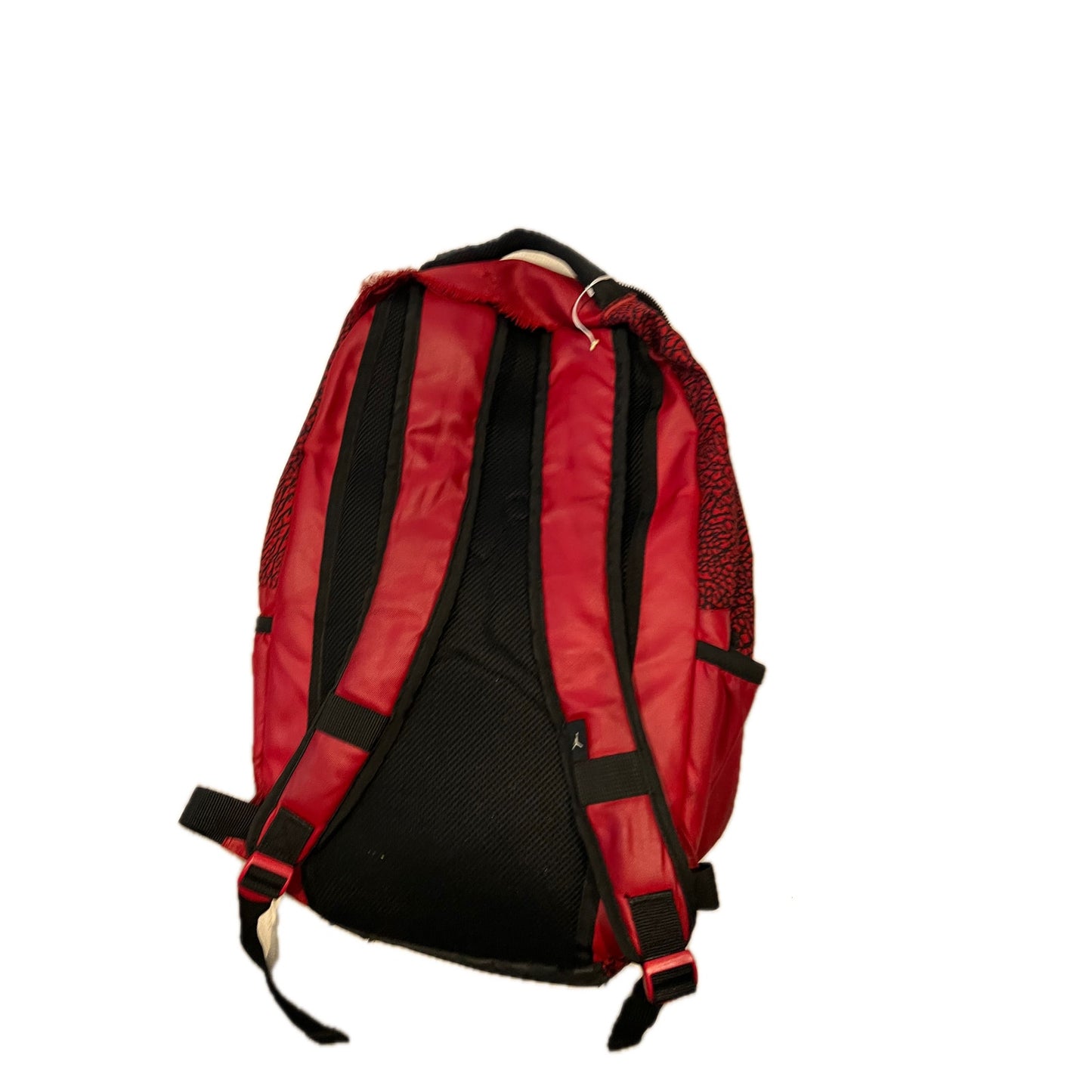 Nike Air Jordan Fluid Backpack Gym Bag Laptop Red Black