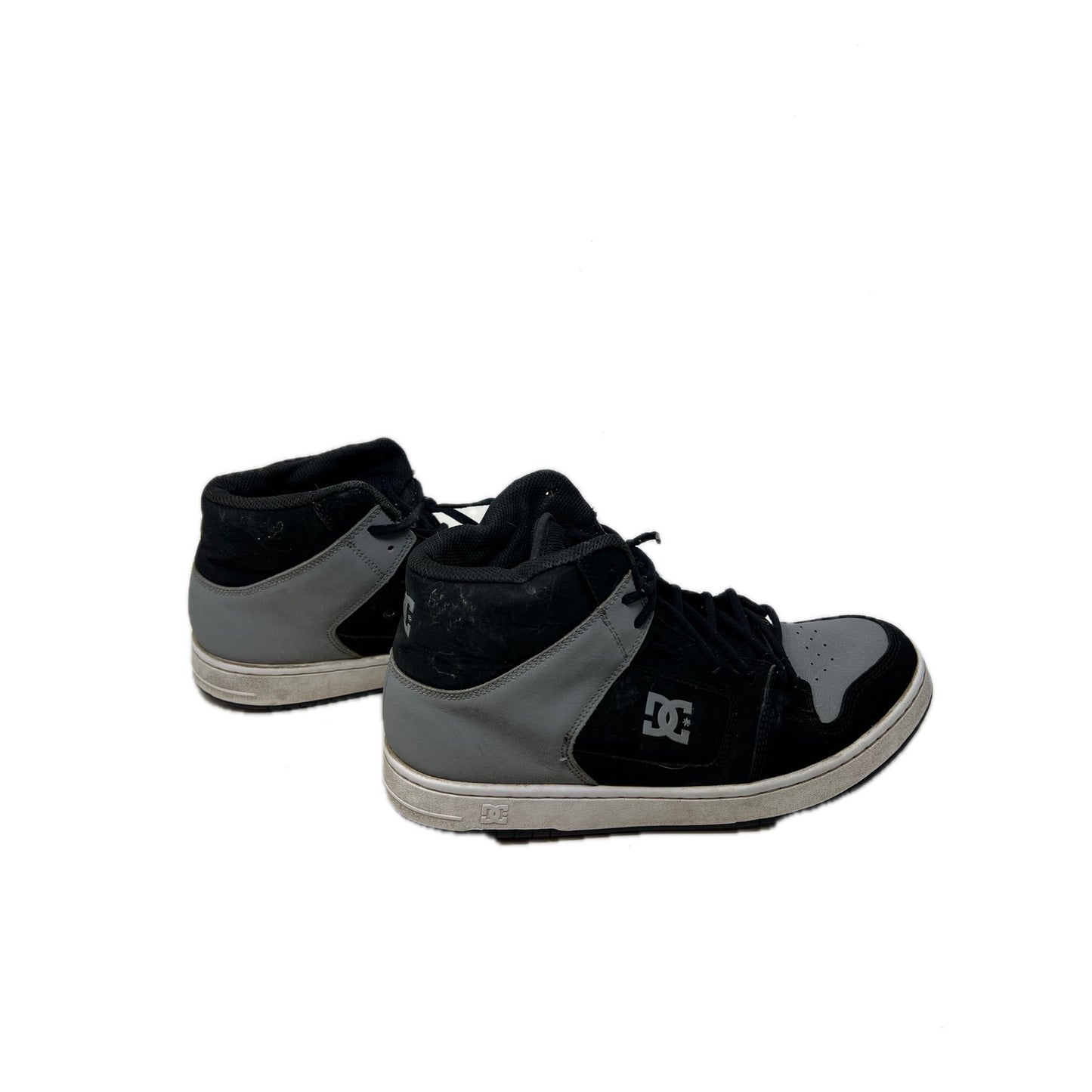 Zapatillas deportivas altas DC Shoes negras grises para hombre, talla 10.5
