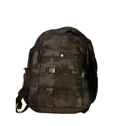 Reebok Mochila para portátil Sullivan de 18" unisex adulto, Camuflaje negro