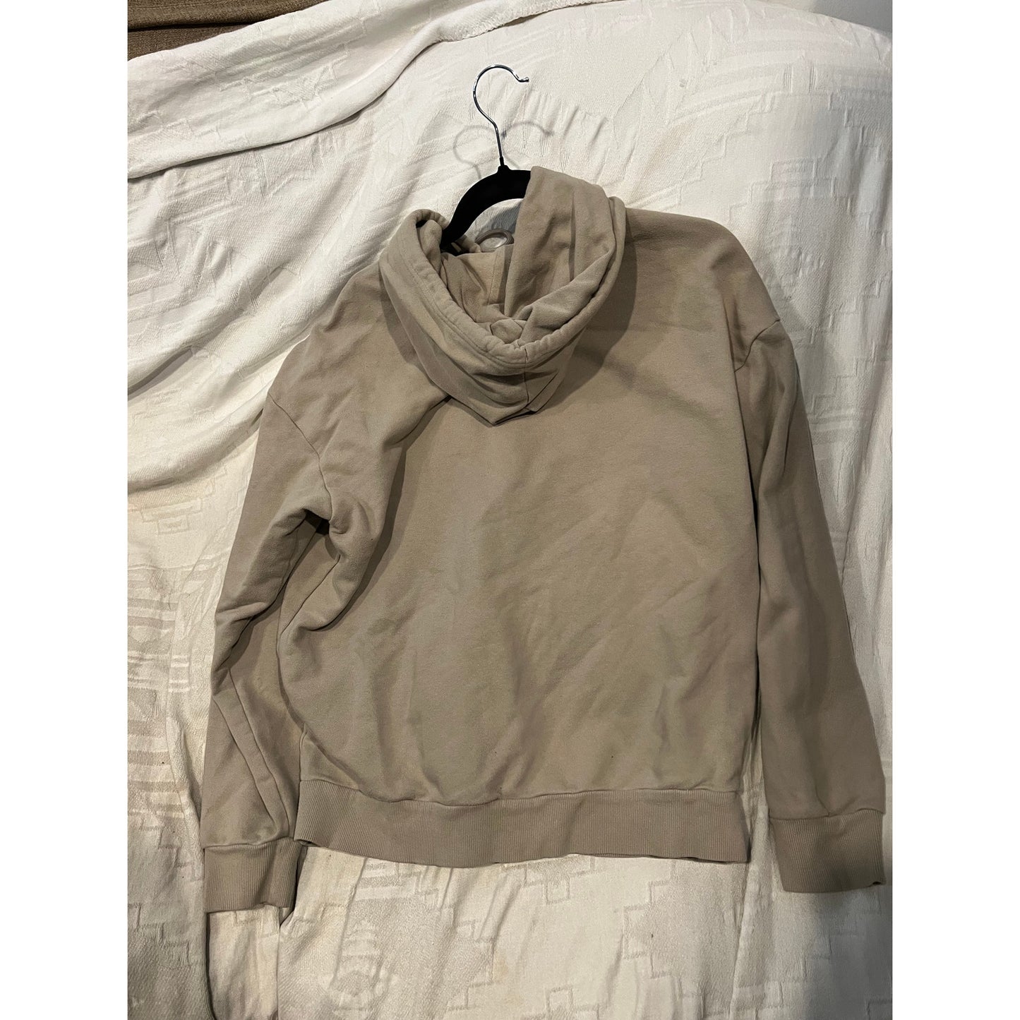 Original Use Beige Creme Pullover Hoodie Mens S