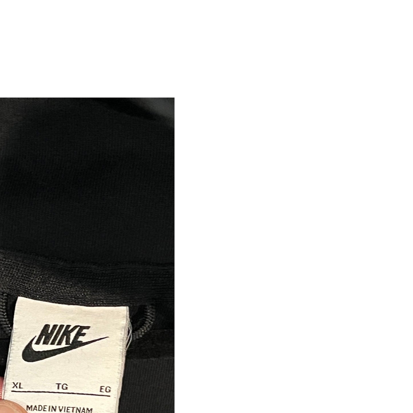 Nike Black Gray Zip Up Hoodie Sweat Suit Mens XL