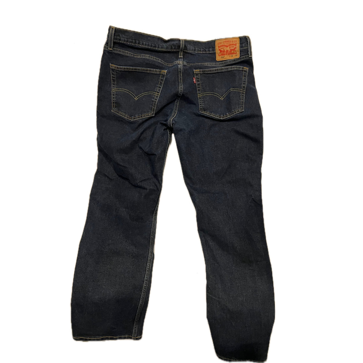 Levis 514 Men's Blue Jeans Slim Straight Size 36x32