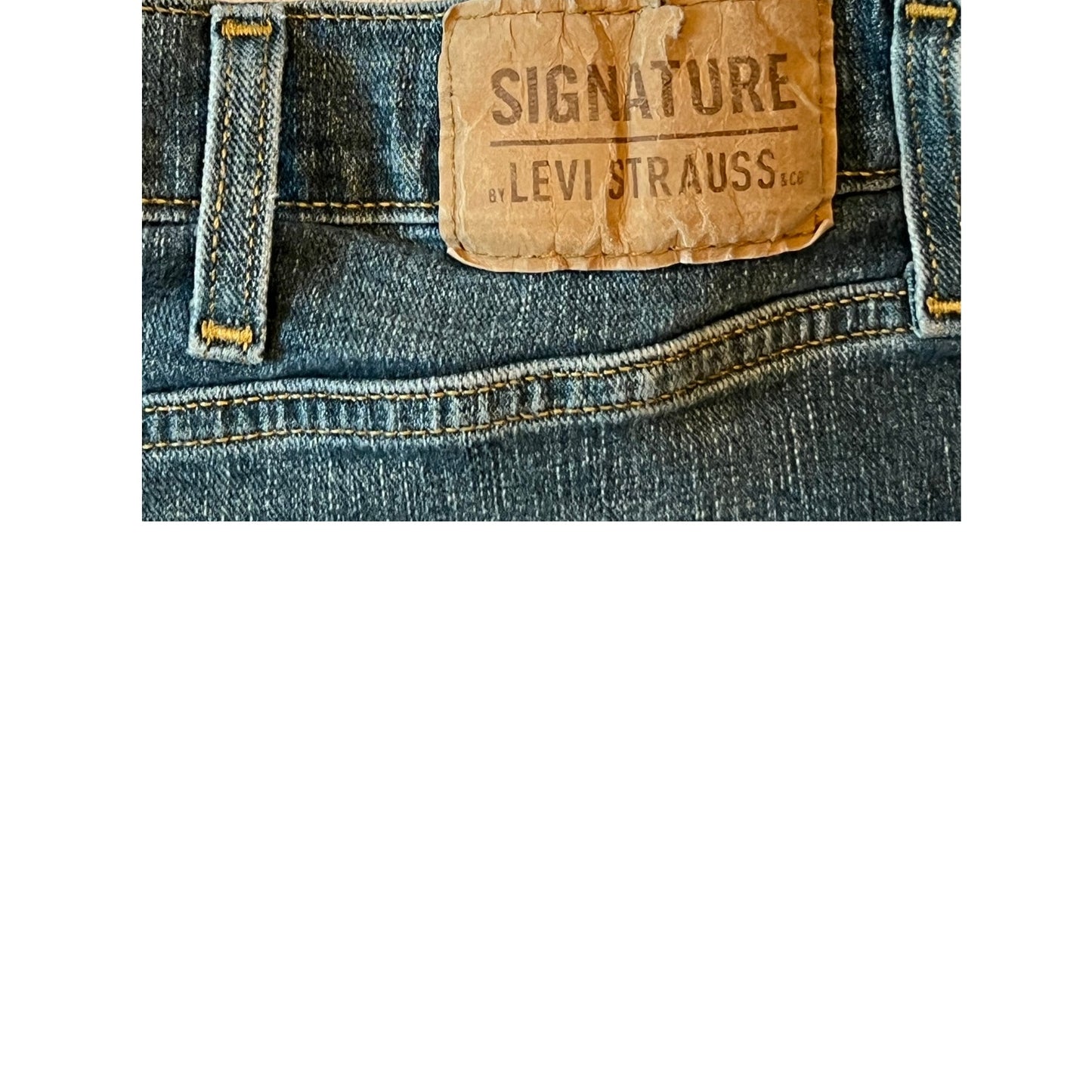 Levi's Signature Straight Fit Jeans Mens 42x30