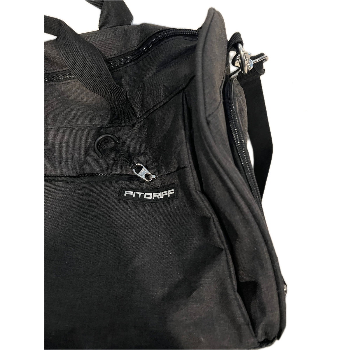 Fitgriff Black Duffel/Gym Bag 18x10x10