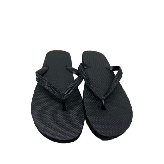 No Brand Flip-Flops Black Sandals Men's Size 11