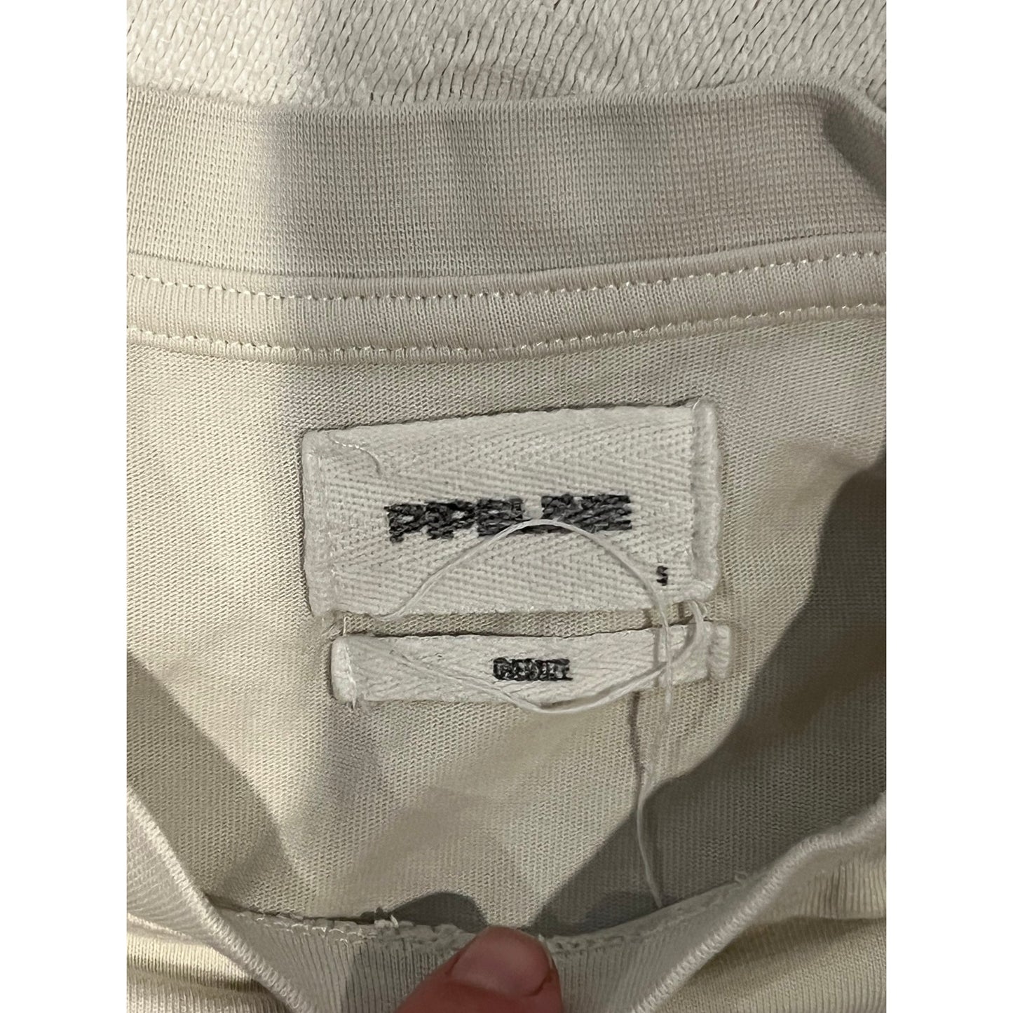 Pipeline Heavy Duty Streetwear White Tee Shirt Mens Small