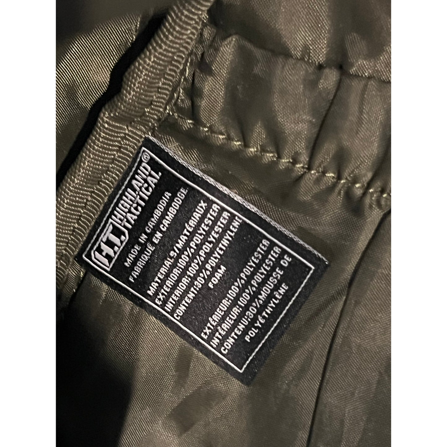 Highland Tactical Green Backlash Canvas Backpack XL