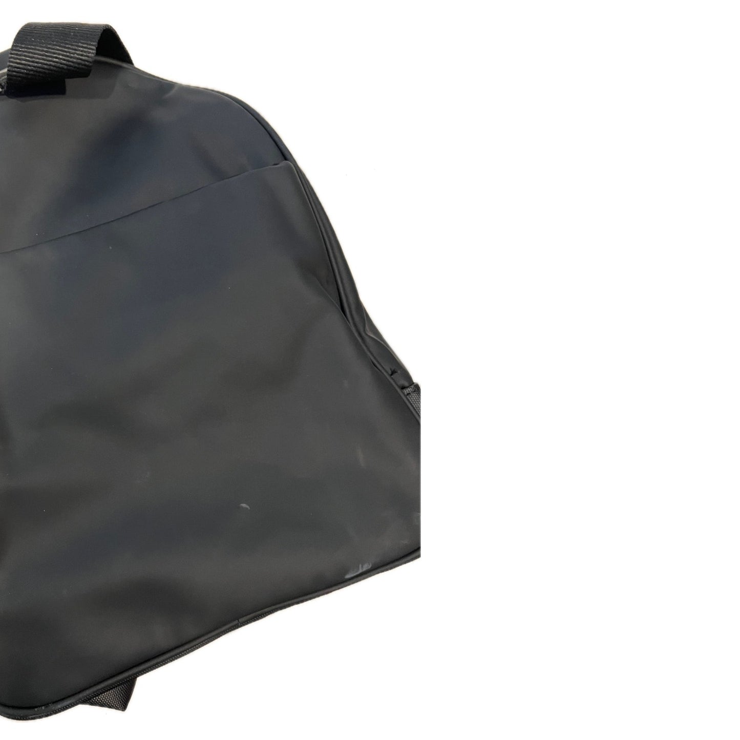 Polyester Faux Leather Black Duffel Bag 18"x10"x10"