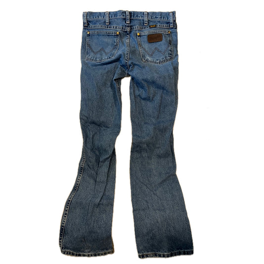 Wrangler Straight Leg Blue 13 MWZ Jeans Mens 32x34
