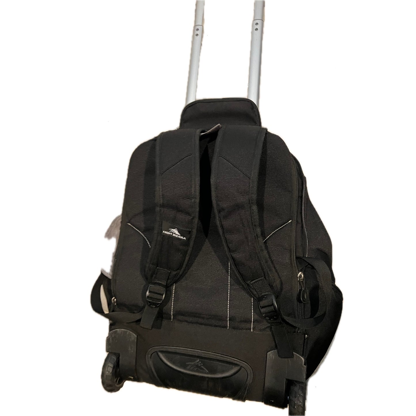 High Sierra Powerglide Wheeled Backpack, Black, One Size