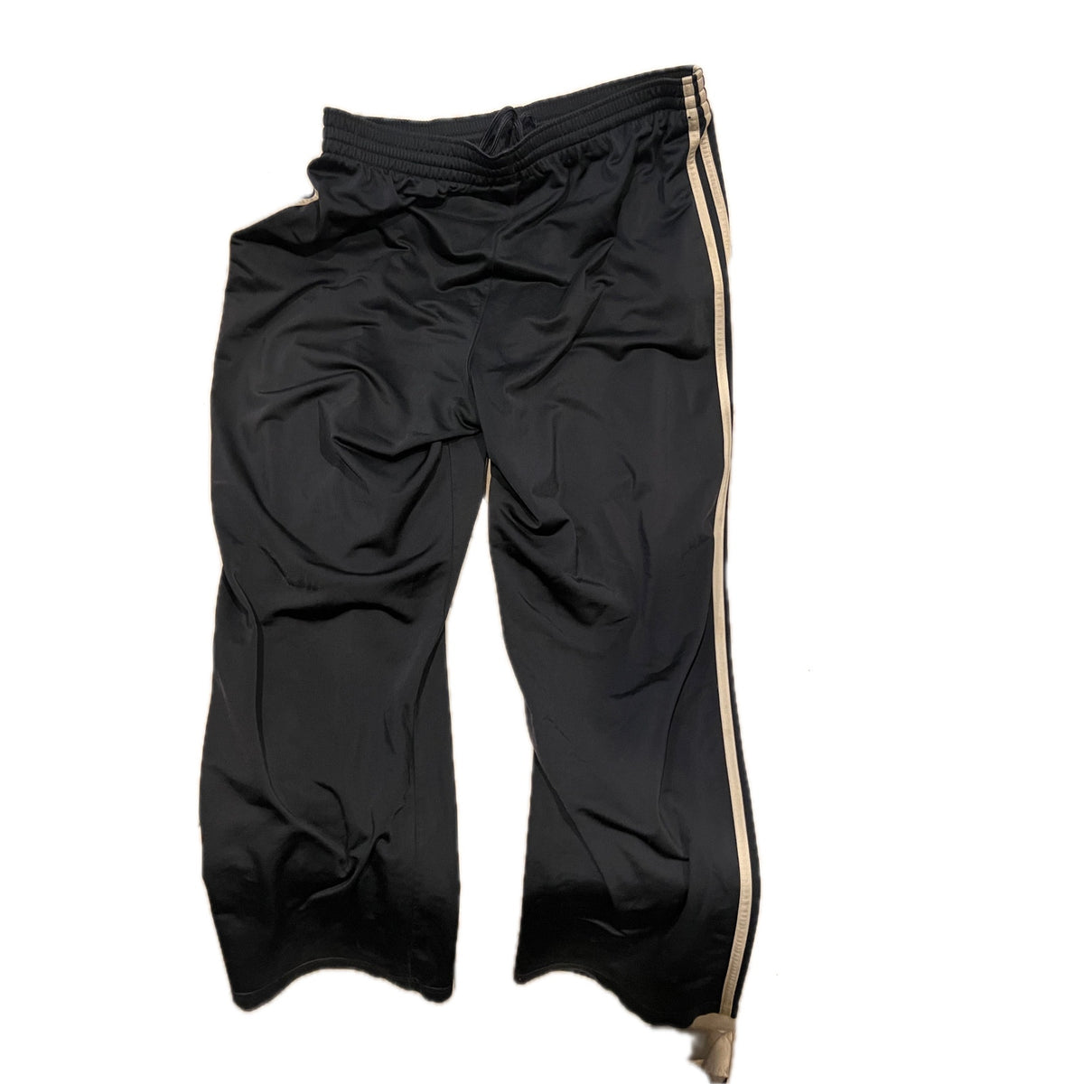Adidas Three Strip Straight Ankle Trackpants Mens Large