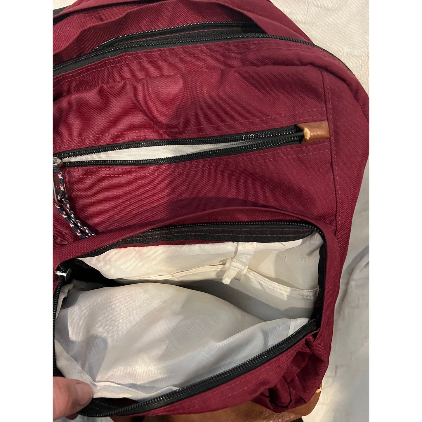 JanSport Cool Student Backpack Burgundy Brown
