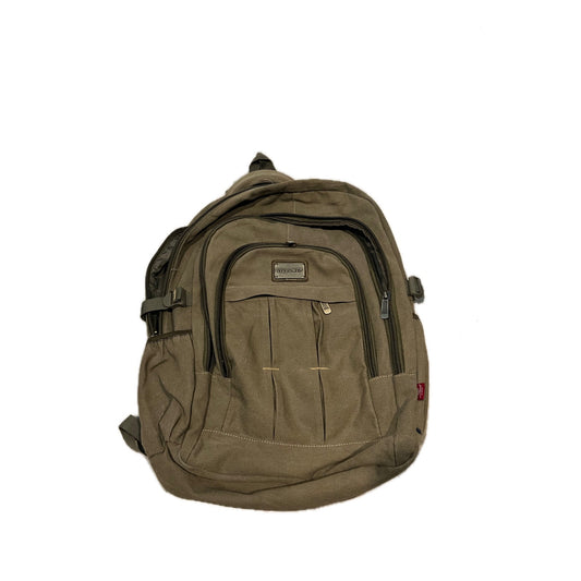 HPPower Brown Canvas Backpack Heavy Duty