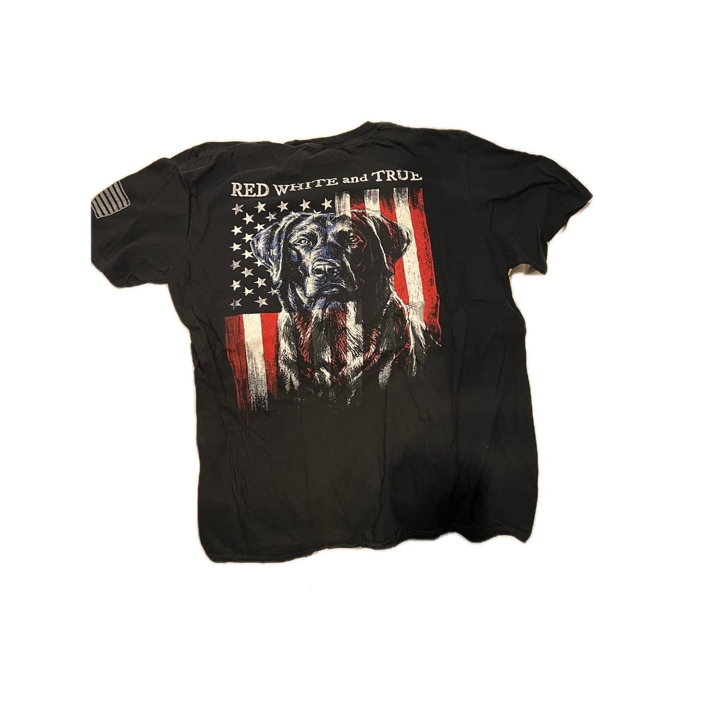 Buckwear Red White and True T-Shirt Mens Large