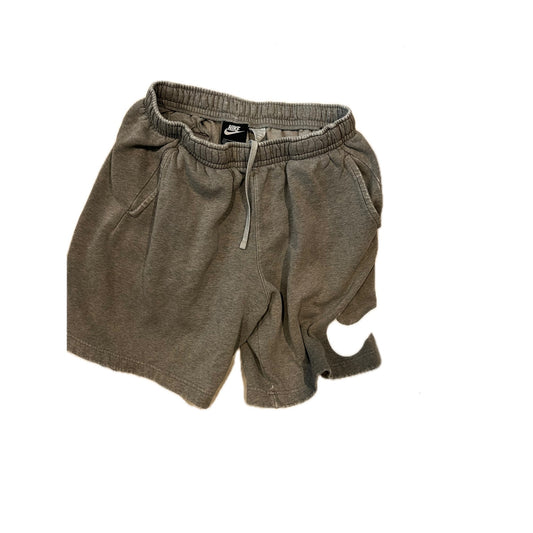 Nike Big Swoosh Gray SweatShorts Mens M