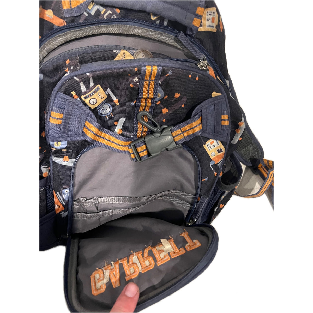 Robot School Backpack Kids Medium