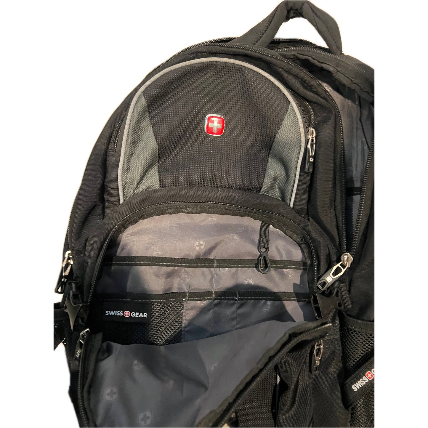 Swiss Gear Laptop Backpack Black Gray Model 6681204408