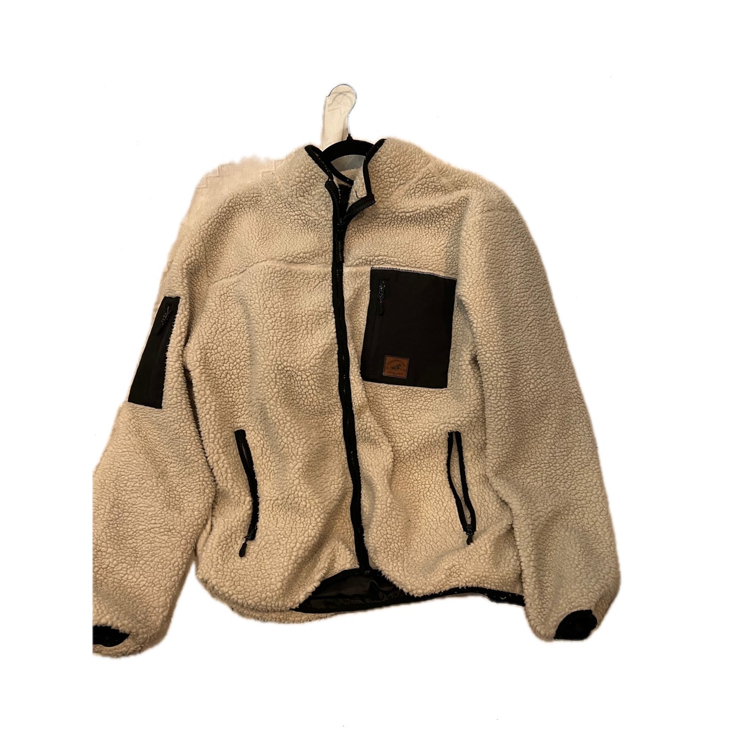 Yellowstone Spike Cable Sherpa Fleece Jacket - Size L