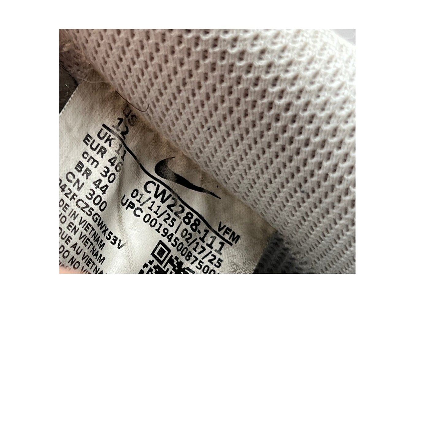 Nike Blanca Air Force 1 Modelo CW2288-111 Talla Hombre 12