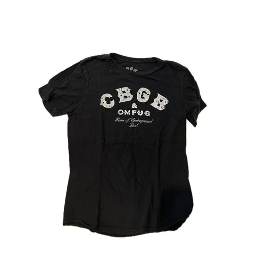 Vintage CBGB OMFUG Punk Rock Black T-Shirt Mens S