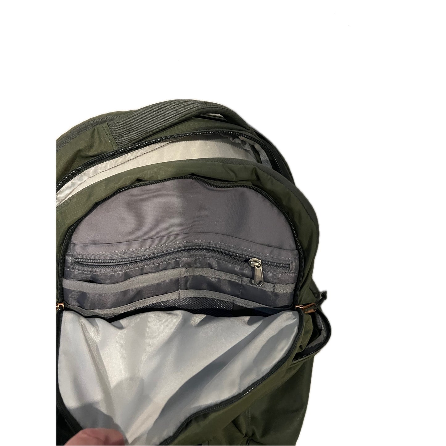 The North Face Surge Olive Green Backpackr
