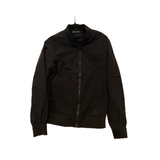 Zara Dnwr Black Bomber Jacket Mens S