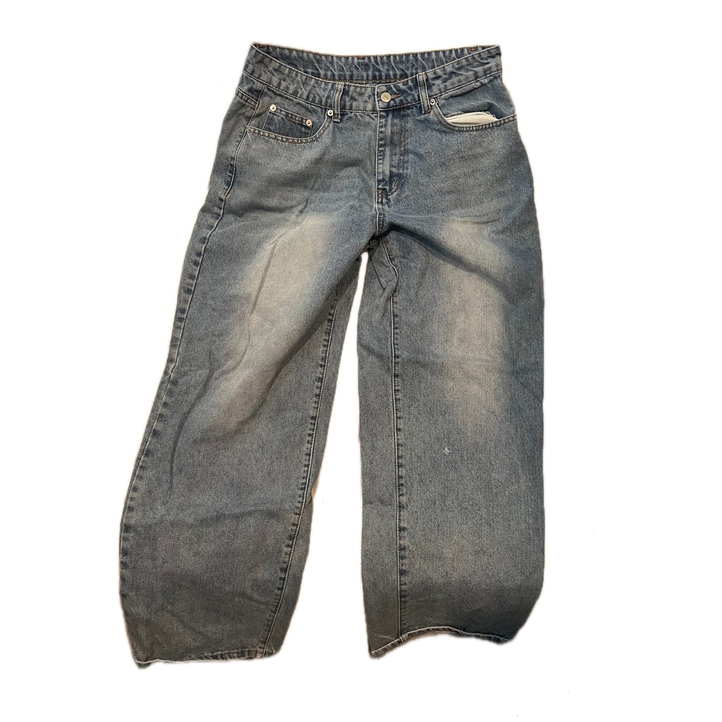 Sumwon Baggy WIde Leg Blue Jeans Unisex 30x27