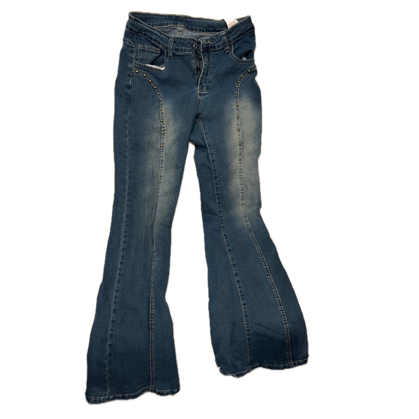Shein Jean évasé fuselé taille mi-haute Femme 30x29