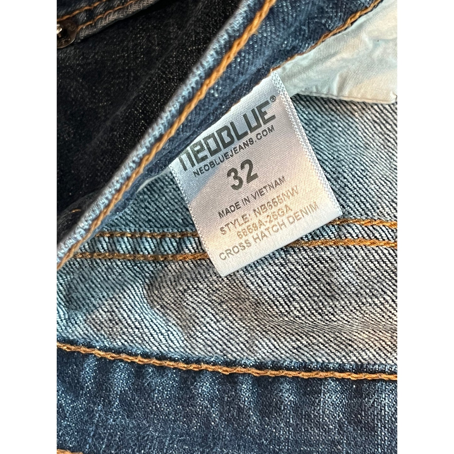 Neo Blue Los Angeles Wide Leg Jeans Mens 32x28