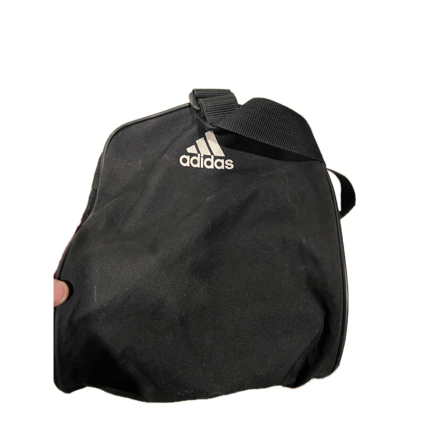 Adidas Defender Small 16"x10"x8" Black Duffel Gym Bag