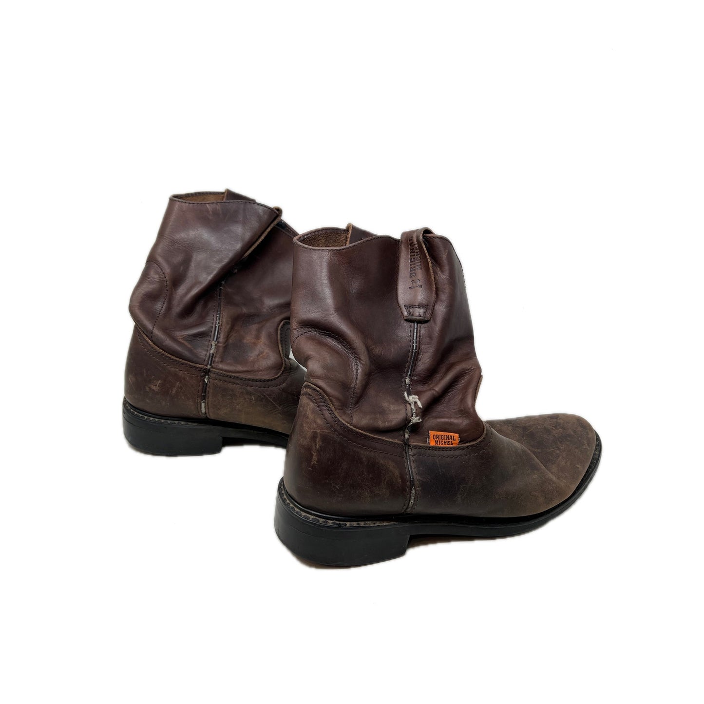 Original Michel Pull On Work Western Boots Mens 11.5